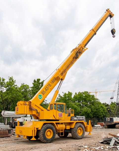 Grúa Grove RT-650e todo terreno de 50 toneladas